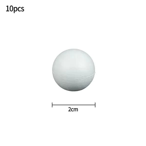 Твердые пенопластовые шары 2cm