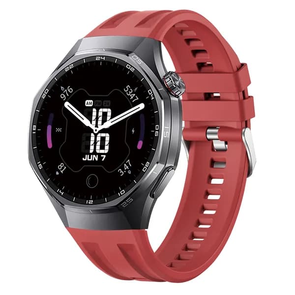Силиконовый спорт ремешок для Huawei Watch GT6 Pro 46 мм, без зазоров, Металлическая пряжка