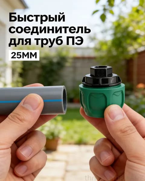 25MM/Заглушка компрессионная для ПЭ трубы