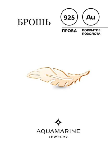 серебряная брошь 925 пробы