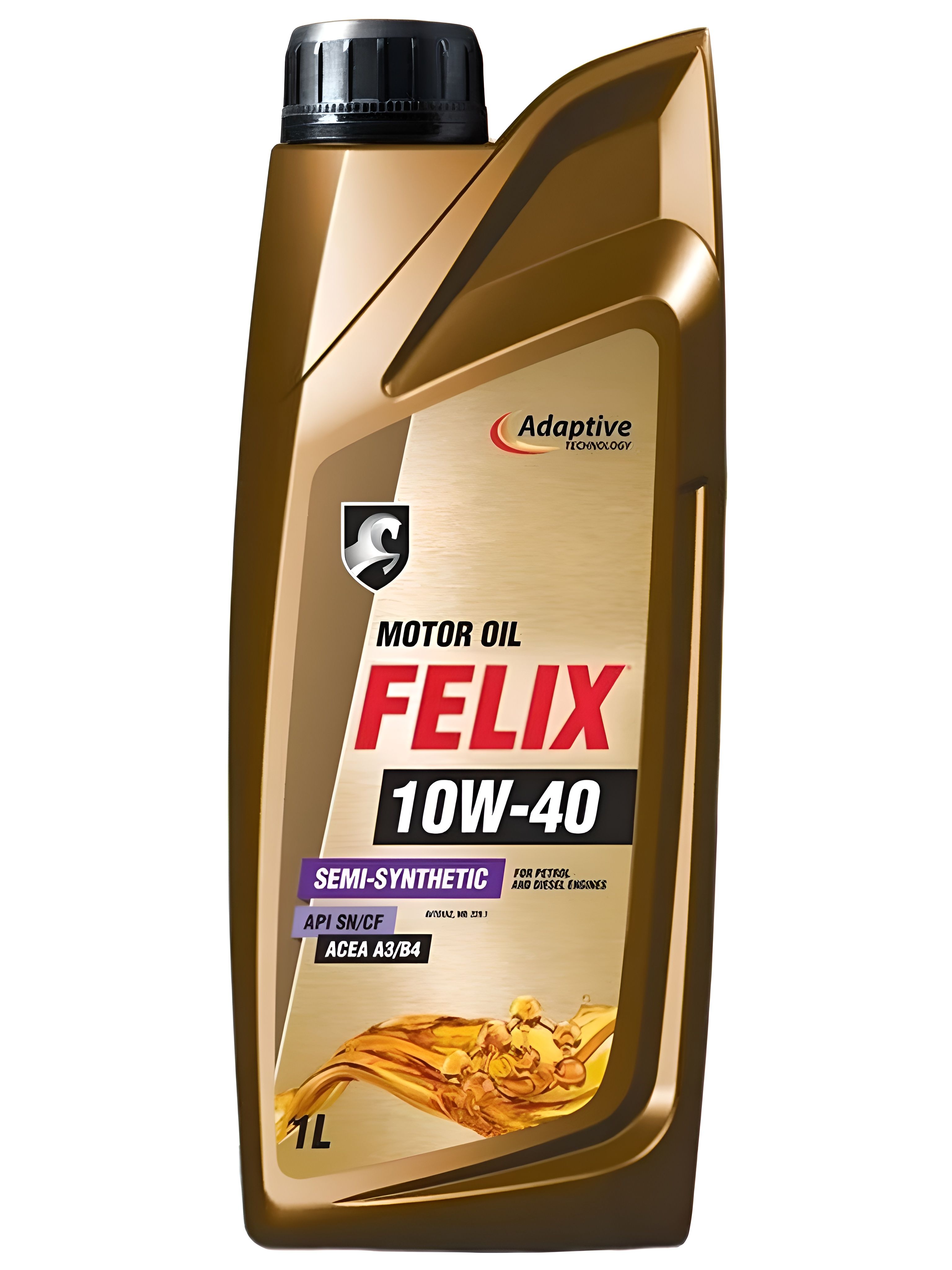 FELIX феликс 10W-40 Масло моторное, Полусинтетическое, 1 л