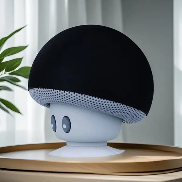 Автомобильный держатель для телефона с присоской, Bluetooth-колонкой и грибовидным дизайном