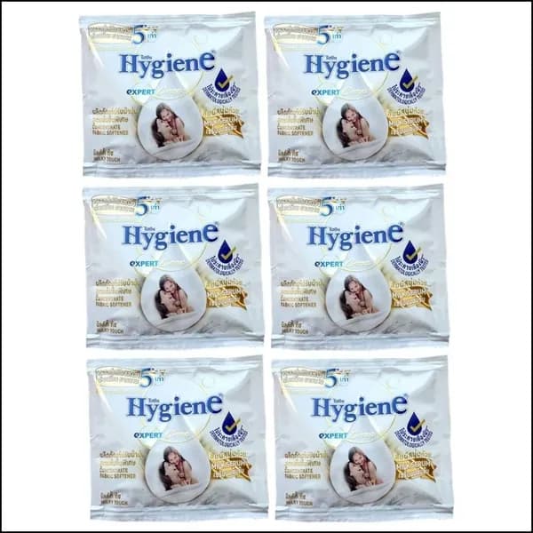 Hygiene Парфюмированный кондиционер для мягкости белья Нежность молока, набор 6 шт по 20 мл