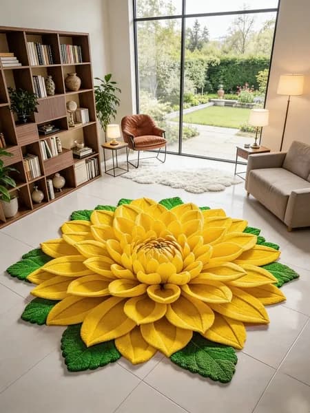 Ковер Ковер Розы 3D 60x60 см