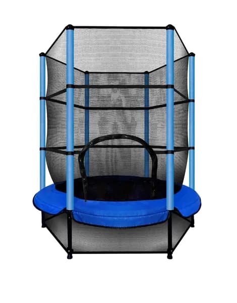 Детский каркасный батут с защитной сеткой "Big Trampoline 55", 5 футов, 140 см, 50 кг