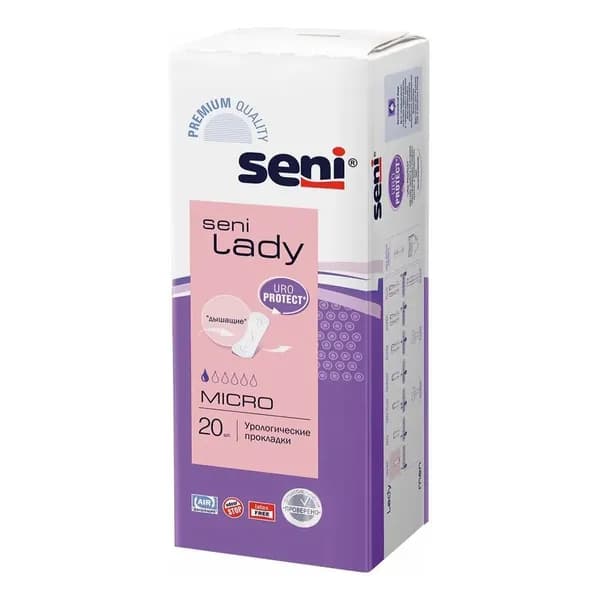 Seni Прокладки урологические для женщин Lаdy 20 штук.