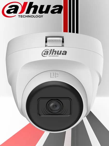 Dahua DH-HAC-T1A21P-U-IL-0280B. Купольная 2Мп HDCVI-видеокамера, интеллектуальная двойная подсветка