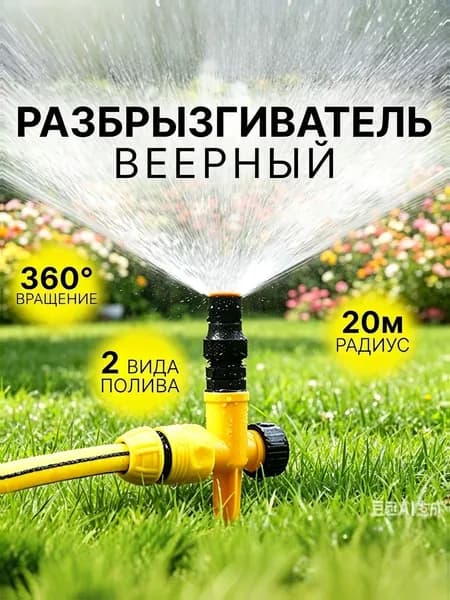 Опрыскиватель садовый рычажный спринклерный 1 шт
