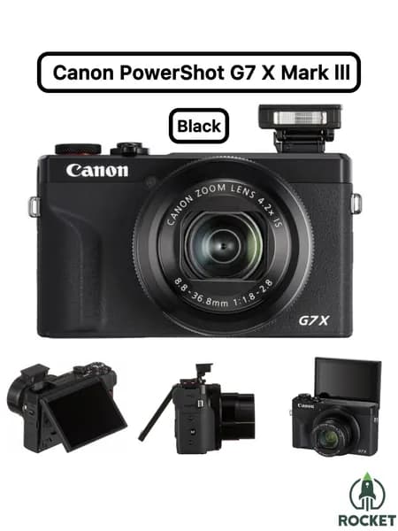 Фотоаппарат Canon PowerShot G7 X Mark lll Black (черный)
