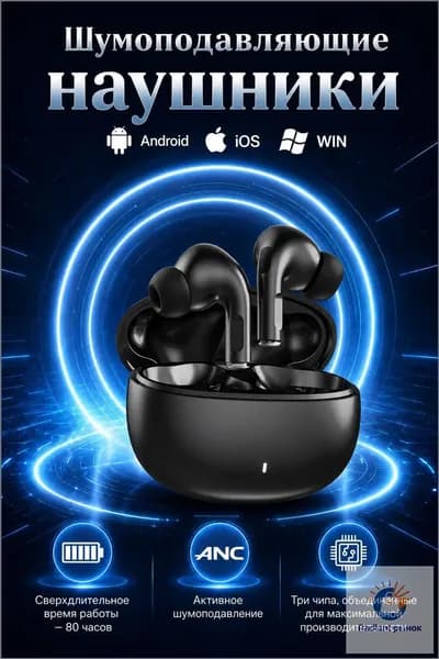 Наушники беспроводные с микрофоном M78, Bluetooth, USB Type-C, черный матовый