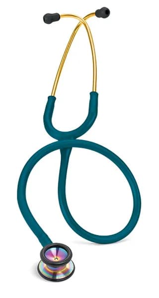 Стетоскоп Littmann Classic II Pediatric, цвет трубки морская волна, акустическая головка радужная, 71 см, 2153