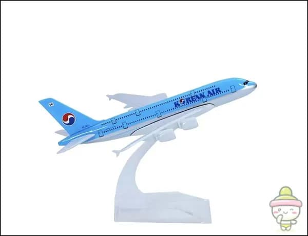 Коллекционная модель Airbus 380 из металла, отличный подарок для любителей авиации