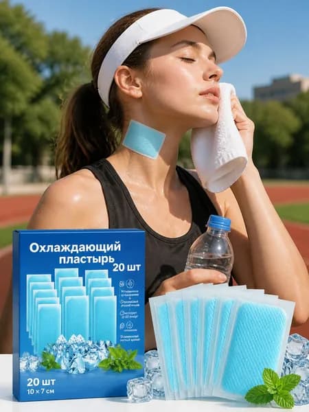 Летний Охлаждающий Пластырь,20 шт.