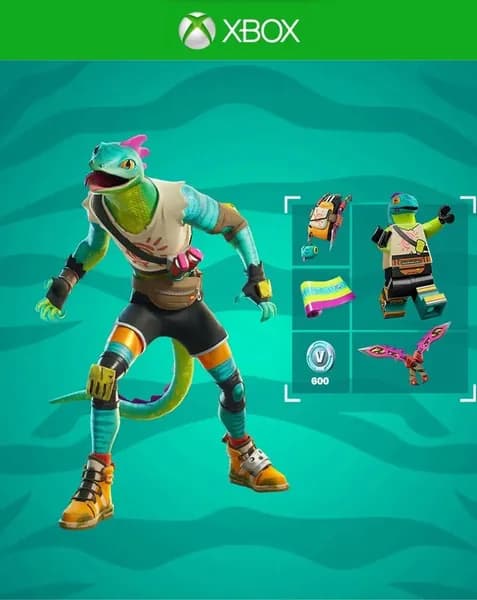 Дополнение Fortnite: набор Опасная рептилия для Xbox One, Series X S, Русский язык, электронный ключ