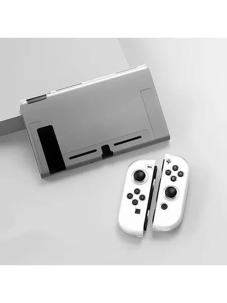 Защитный чехол для OLED-консоли Switch и мягкого чехла Joy-Cons из ТПУ Противоударный ультратонкий для семейных игровых вечеринок