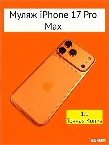 Оранжевая модель iphone17Pro Max (демо-модель)