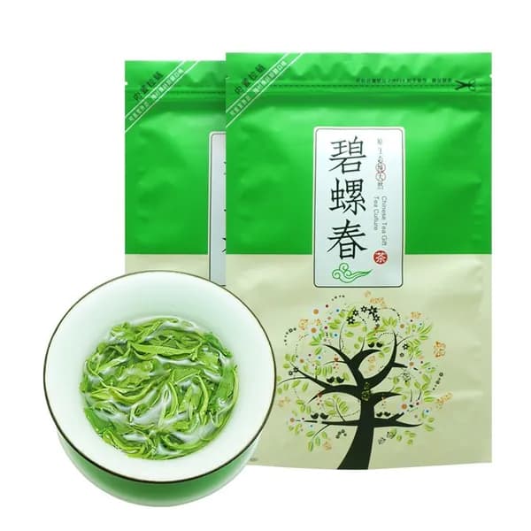 Китайский зеленый чай Biluochun Early Spring Green Tea . 50 гр. Снижение веса и красота