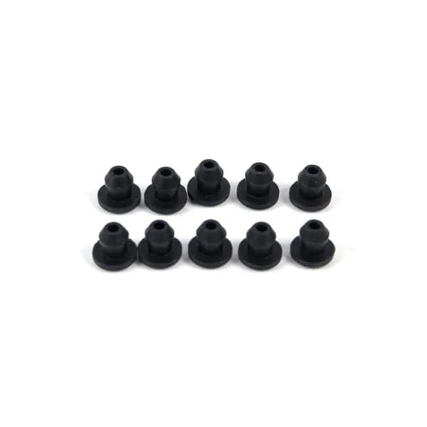 Заглушка для отверстий силиконовая чёрная 10 шт., 4.5MM