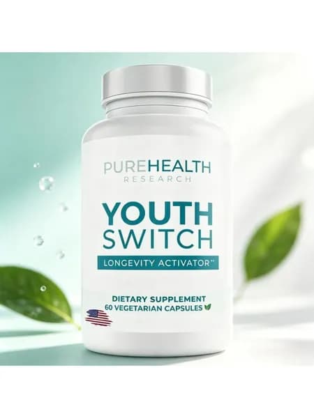 Формула Молодое сияние - антивозрастная добавка, разработанная компанией PureHealth Research, 60 капсул.
