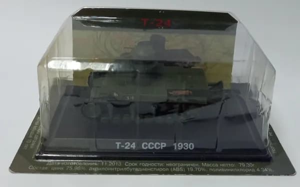 "Танки мира", модель Т-24 (в коробке-блистере)