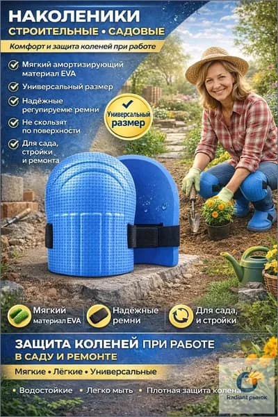 Наколенники строительные (Садовые)