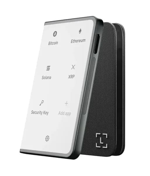 Аппаратный криптокошелек Ledger Stax 2025 + чехол Magnet Shell на русском языке - холодный кошелек для криптовалют от Ledger