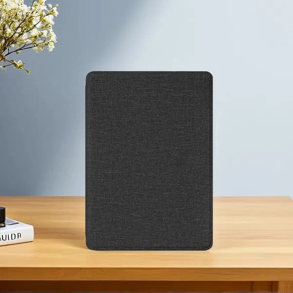 Чехол для Kindle Paperwhite 12-го поколения, черный, с микрофиброй внутри