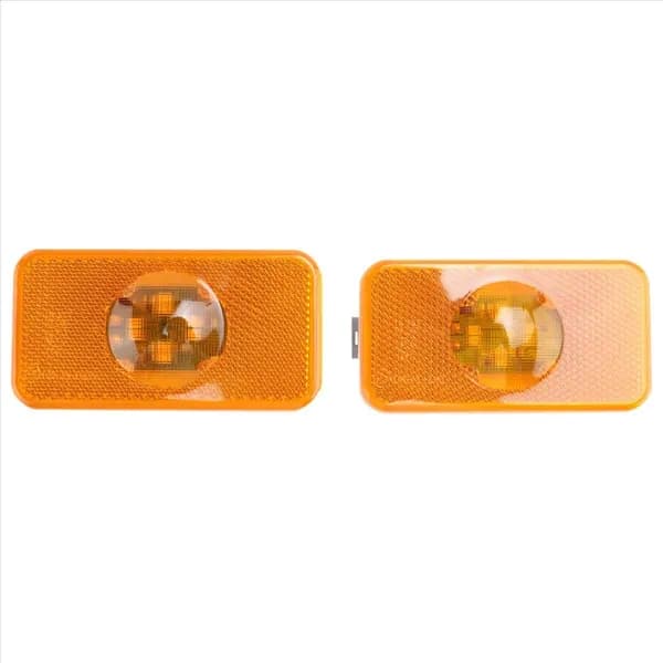 Сигнальные боковые LED фонари 24V для грузовиков Volvo FH/FM/FL, янтарные, набор 2 шт., арт. 20789440.