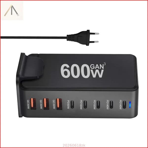 600 Вт USB c большим количеством встроенного оборудования, 8 большой электрической зарядкой