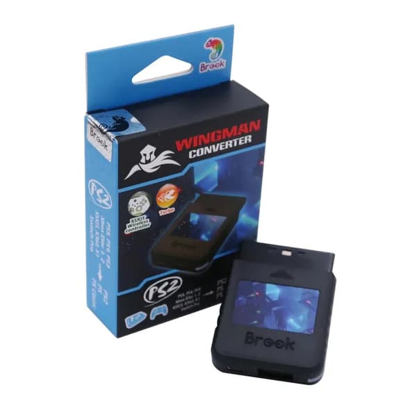 Brook Wingman PS2 Converter - Беспроводная версия PS4/3 для PS2/1, конвертер ретро-консолей для консолей PS2 / PS1 / PS Classic, для ретро-консолей PS