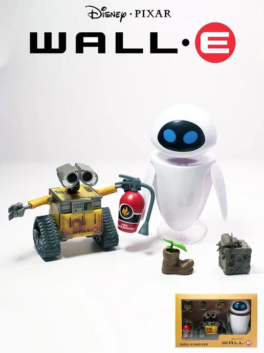 Набор фигурок Валли и Ева (Wall-E and Eva)