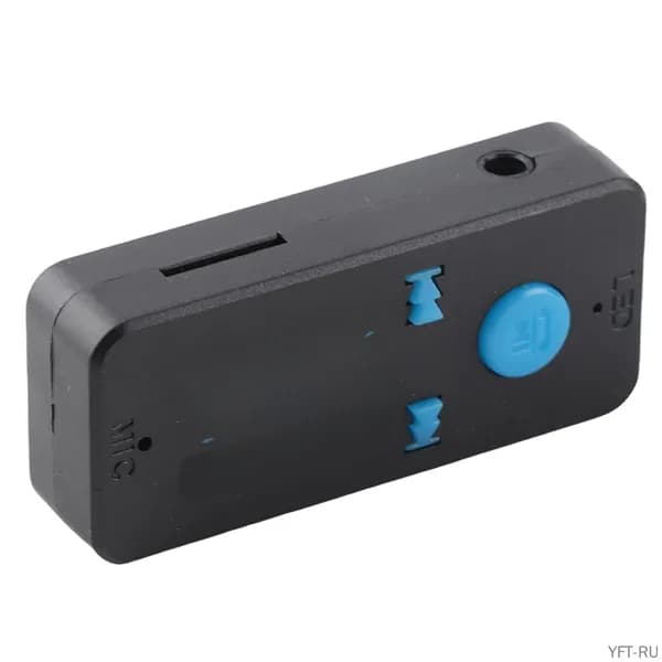 Беспроводной автомобильный приемник Bluetooth с интерфейсом для аудио, поддерживающий воспроизведение с карты памяти, выполненный из материала ABS