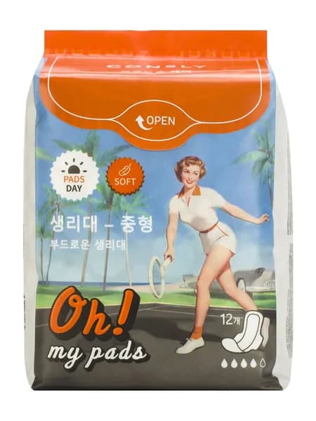 CONSLY Гигиенические прокладки Oh! My Pads, 12 шт.