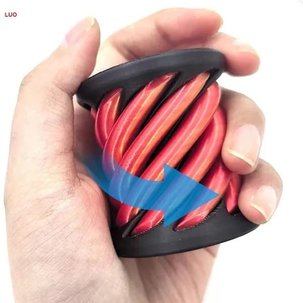 3D напечатанная спиральная проходная игрушка, пальчиковая конусная пирамида, декомпрессионная игрушка, для детей и взрослых