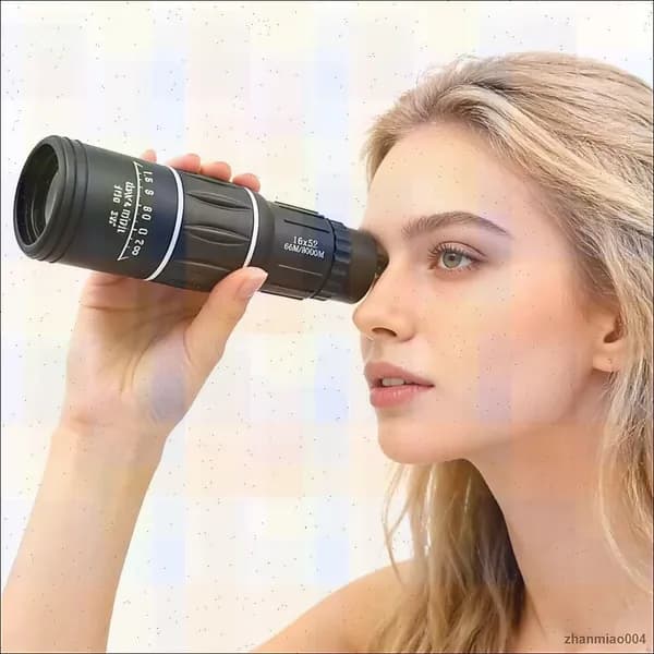 Уличный ночной монокуляр, широкий угол, большой объектив, сверхвысокая четкость, портативный, длиннофокусны