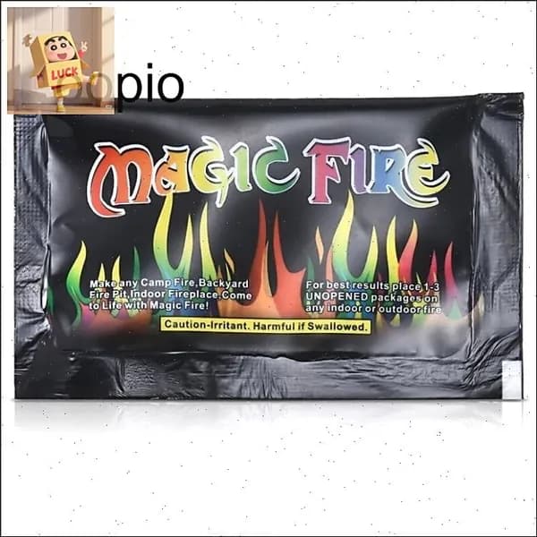 Красящий порошок Magic Fire Flame зеленый 10 гр., набор для костра, магический огонь для кемпинга на открытом воздухе