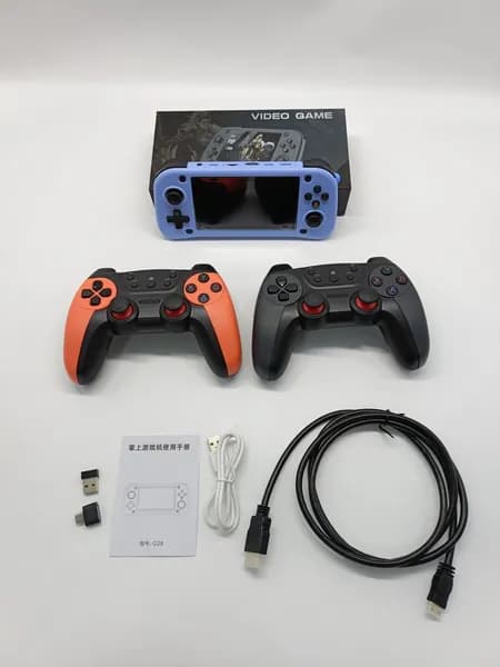 Портативная игровая консоль 4K G28 с большим экраном, эмулятор PSP, ретро-игры