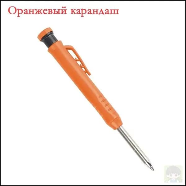 Карандаши для деревообработки с точилками, маркеры с длинным наконечником, подходящие для деревообрабатывающей и строительной отраслей.