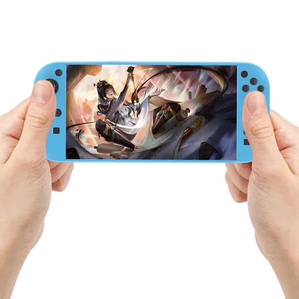 чехол для Nintendo Switch2, синий, с точными вырезами под кнопки