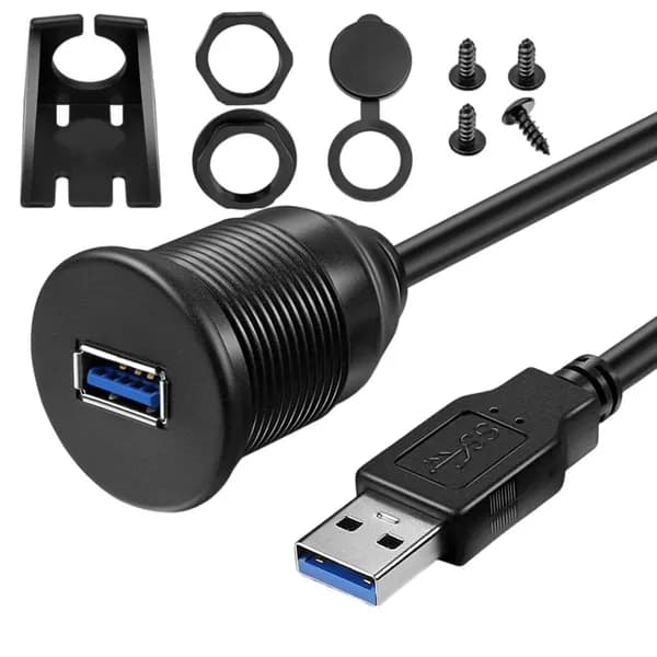 USB 3.0 аудиокабель мама-папа для авто и морского применения, 2m