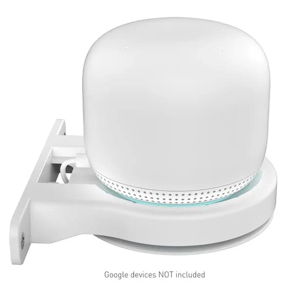 Кронштейн для настенного крепления Google Nest WiFi и Nest Mini с системой управления кабелями