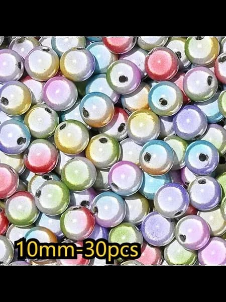 Акриловые 3D бусины русалки Mixcolor 8 10 12 14 16 мм 10mm-3