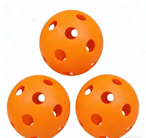 Мяч для флорбола Outdoor Sports Ball, оранжевый, 40 панелей, 74 мм (упаковка из 3 штук)