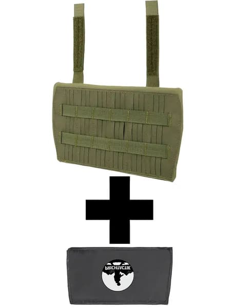 Защита живота с баллистическим пакетом "А-22 Подорожник" (СВМПЭ Бр1, С2) (Ars Arma), Олива