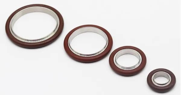 KF25 кольцо центрирующее с витоновым уплотнением, нерж сталь AISI304