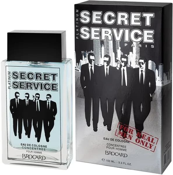 Brocard Одеколон мужской Secret Service Platinum, 100 мл /