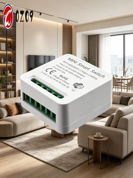 Мини-релейный переключатель Smart WiFi, модуль выключателя света с таймером сделай сам , приложение Life/Tuya, беспроводной пульт дистанционного управления