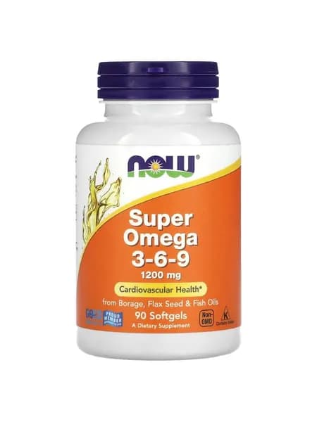 Омега 3 6 9 жирные кислоты Super Omega 3-6-9 1200 90 капсул