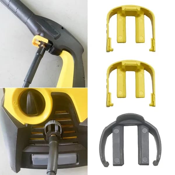 Мойка высокого давления Karcher K серии K2-K7 для запуска пистолета и замены шланга C зажимом (2 желтых + 1 серый)