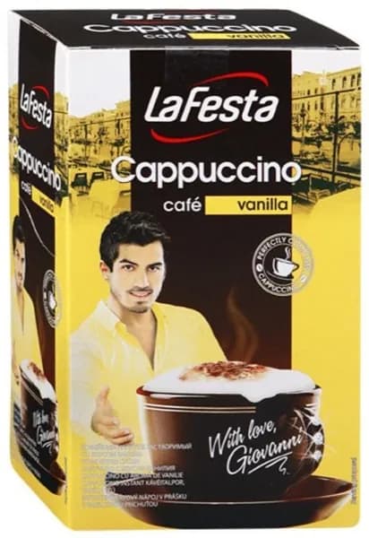 Кофе LA FESTA Cappuccino Ванильный 10 пак.* 12,5 гр 0000167